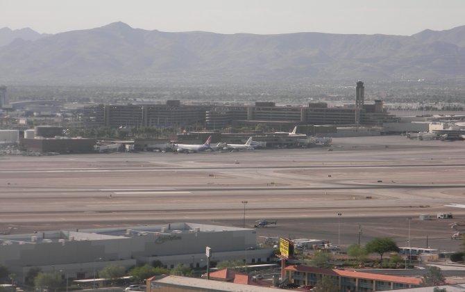 British Airways plane catches fire at Las Vegas airport; 14 injured