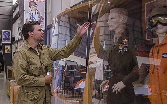 Two young men work to preserve artifacts at N.C. Aviation Museum