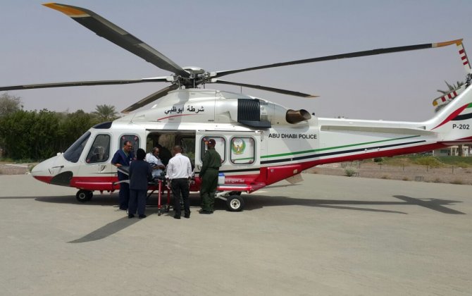 Air Wing Department air ambulance successfully transport eight injured in car accident