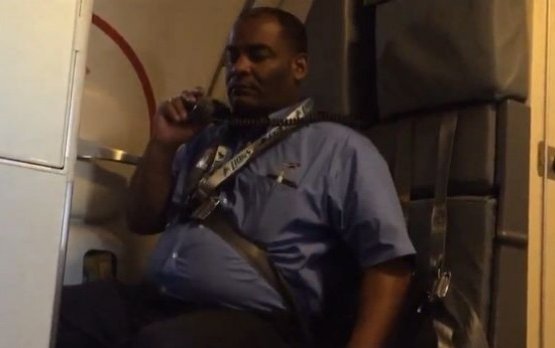 Flight Attendant Falls Asleep at the Worst Time