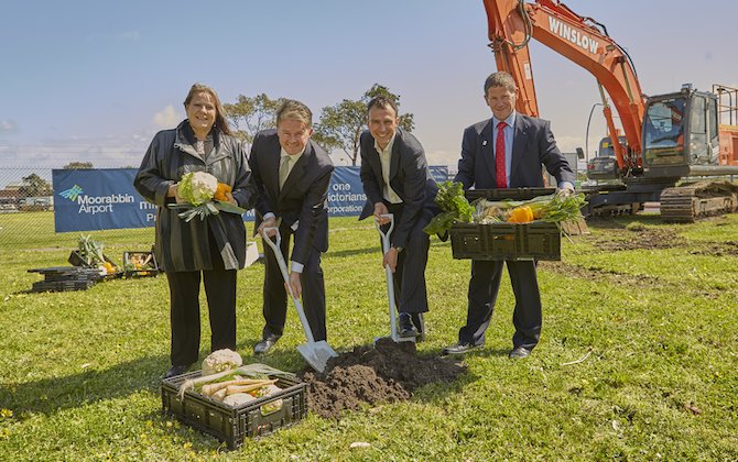 Moorabbin Airport turns to farming in aid of charity