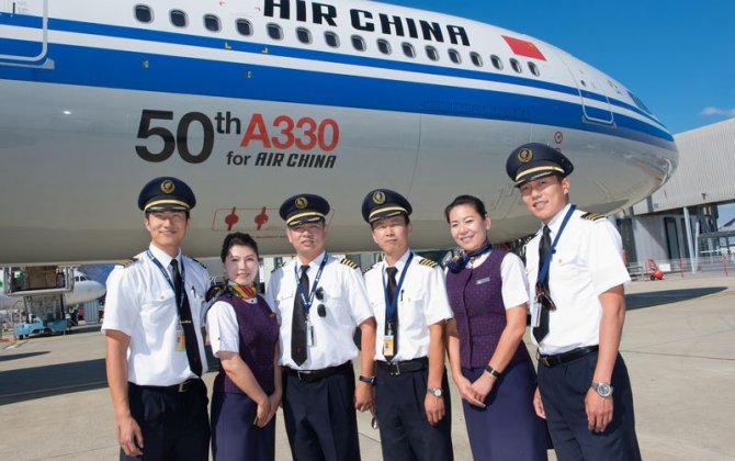 Air China takes delivery of its 50th A330