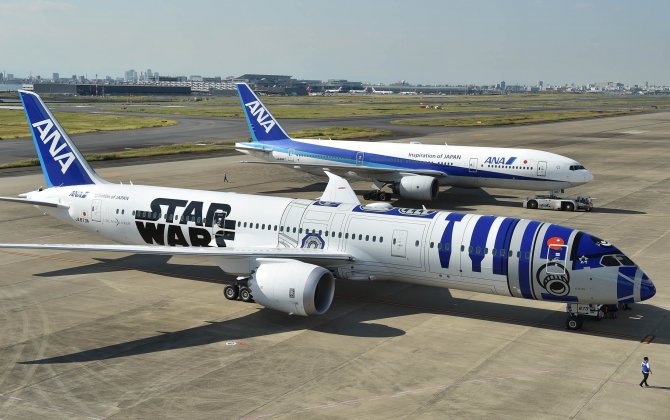 Star Wars Paint Jobs Reveal Ambitions of Japan's ANA