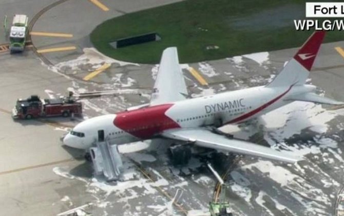 Aviation expert discusses plane that caught fire