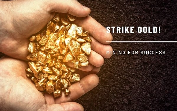Mining gold at a business aviation event