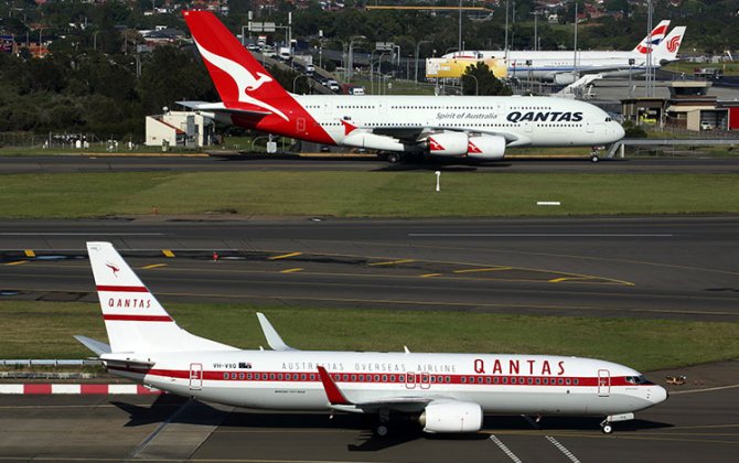 Qantas&rsquo;s Retro Roo II touches down