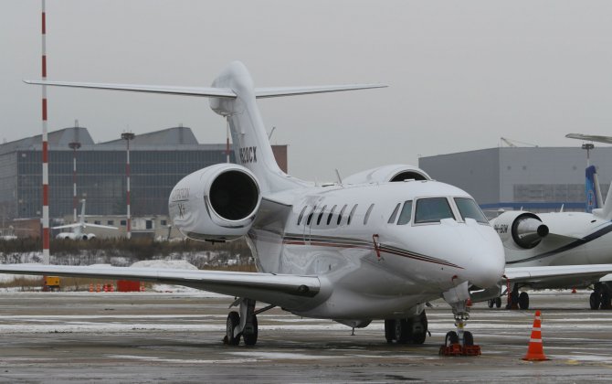 Citation X+ debut in Russia