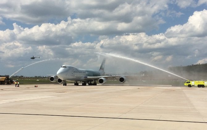 Cathay touches down in Wellcamp