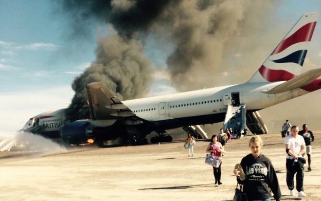 Passengers on BA Jet That Caught Fire in Las Vegas Sue Boeing, GE