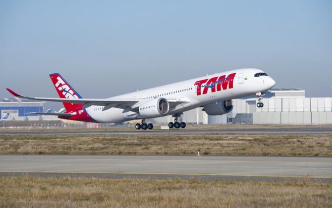 First A350 XWB for TAM Airlines makes its maiden flight