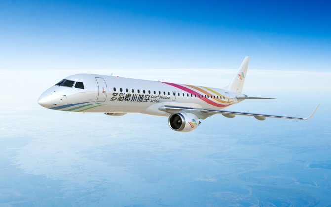 Embraer Delivers Its First E190 to Colorful Guizhou Airlines