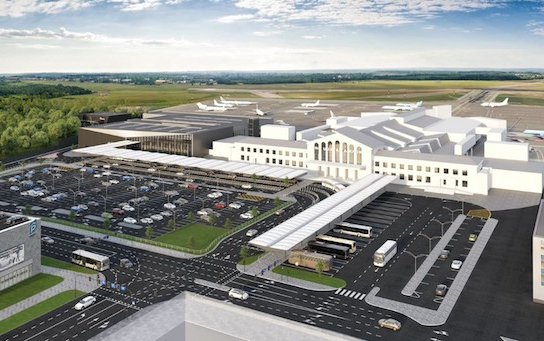 A new passenger departures terminal at Vilnius Airport 