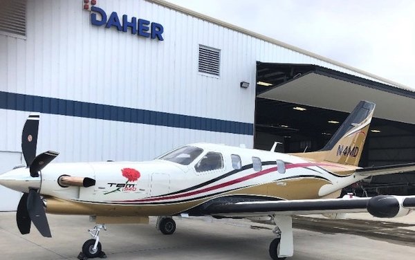 A personalized paint scheme for the 300th TBM 900-series