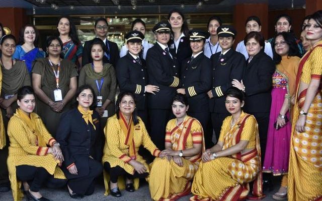 AI 173: World&rsquo;s longest all-women operated flight is ready for take off