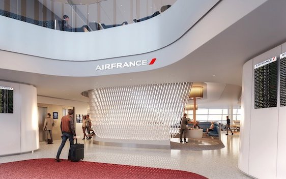 Air France unveils its new lounge designed by Jouin Manku in terminal 2F at Paris-Charles de Gaulle