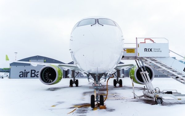 airBaltic received its newest Airbus A220-300 aircraft