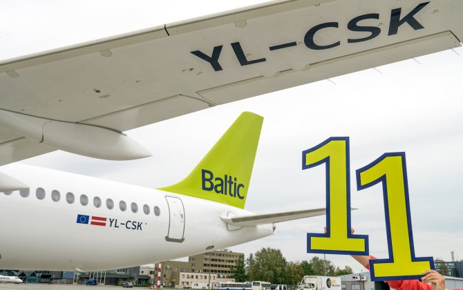 airBaltic Receives Eleventh Airbus A220-300 Aircraft