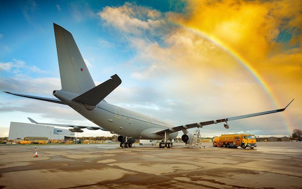 Airbus A330MRTT completes first 100% SAF test flight on both engines