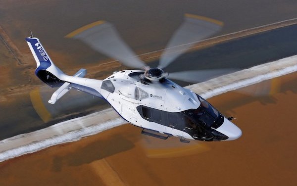 Airbus ACH160 on yacht for first time