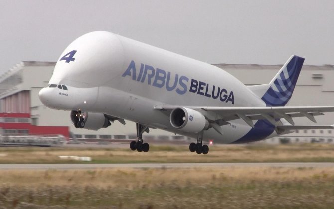 Airbus Beluga makes emergency landing at Liverpool Airport after 'problem with its flaps' 