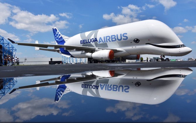 Airbus BelugaXL rolls out of paintshop
