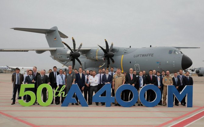 Airbus Defence and Space hands over 50th A400M