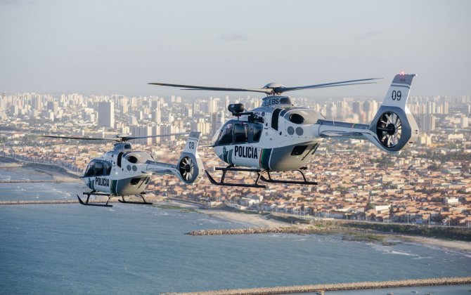 Airbus delivers first H135 with Helionix in police configuration to Brazilian Ciopaer