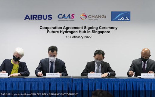 Airbus signs agreement to study hydrogen hub in Singapore