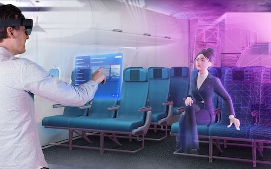 Airbus unveils first immersive remote collaboration concept to ease aircraft cabin definition