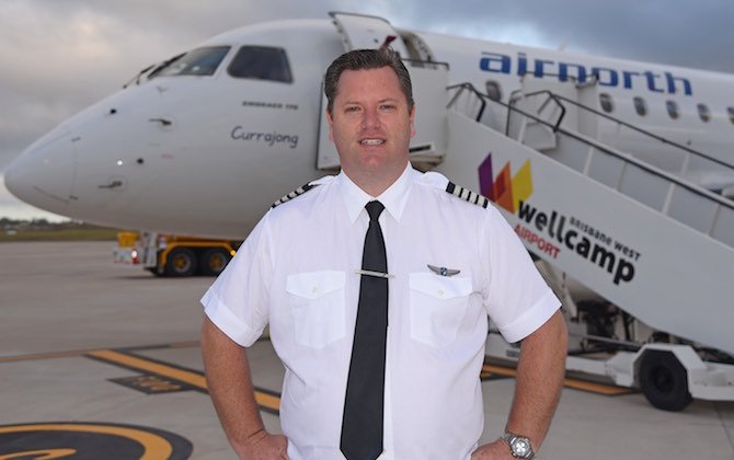 Airnorth pilot makes history with first flight to his old home town
