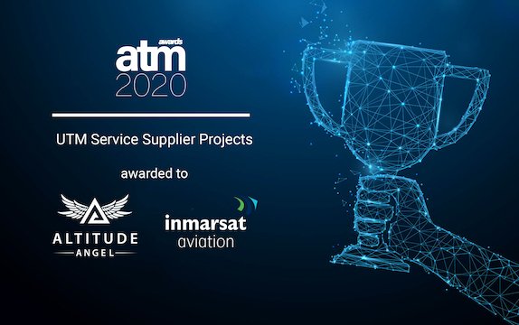 Altitude Angel and Inmarsat ground-breaking pop-up UTM wins 2020 ATM Award