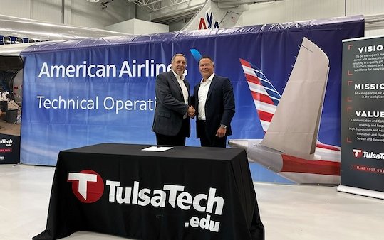 American Airlines and Tulsa Tech partner to develop aviation maintenance talent pipeline