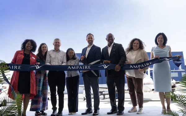Ampaire celebrates grand opening of new headquarters at Long Beach Airport