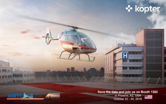 AMTC 2018: Kopter&rsquo;s SH09 perfectly suited for Helicopter Emergency Medical Services