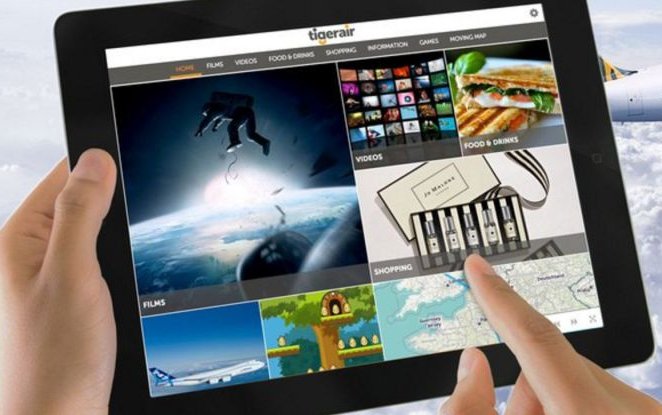 Arconics CloudStore Wireless IFE on Tigerair Australia Services to Bali