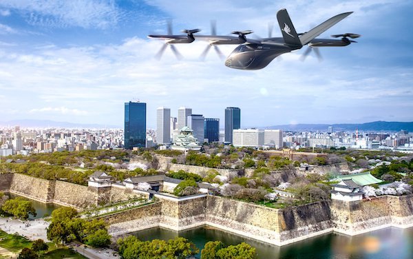 Asia first eVTOL delivery slot reservation fee from Marubeni Corporation with Vertical Aerospace