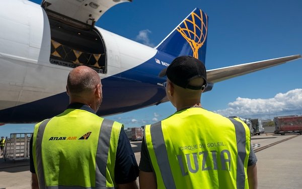 Atlas Air Worldwide partners with Cirque du Soleil to deliver the magic of LUZIA to New York City