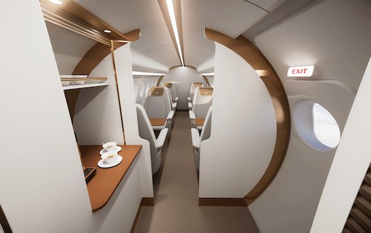 AURA AERO unveils ERA&rsquo;s new cabin, optimized for operational flexibility