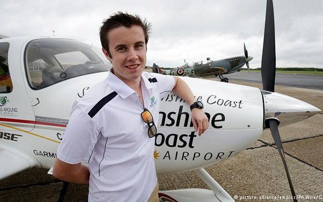 Australian teen becomes youngest person to fly single-engine plane around the world