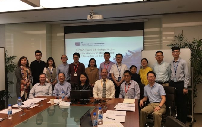 Baines Simmons delivers Part 21 training to COMAC in Shanghai