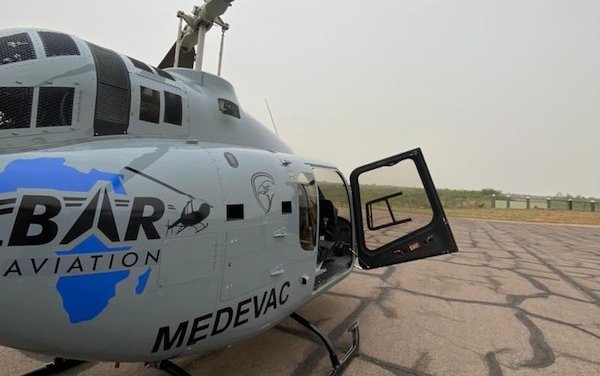 BAR Aviation accepts the first Bell 505 with Med-Pac EMS lite interior in Africa