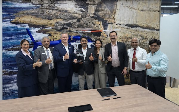 Bell announced order of first Bell 407GXi in India with TransBharat Aviation