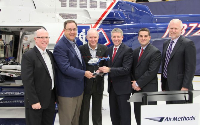 Bell delivers first upgraded 407GXP to Air Methods