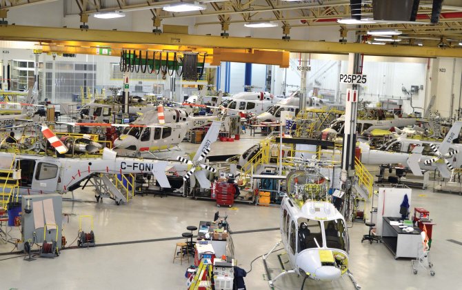 Bell Helicopter's Mirabel facility celebrates completion of 5,000th aircraft