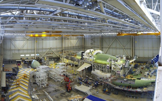 BelugaXL is readied for electrical power-up as integration of the no. 1 giant airlifter continues