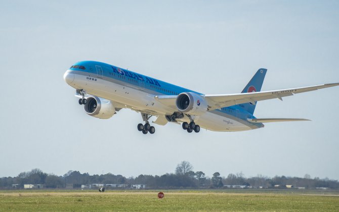 Boeing Delivers Korean Air's First 787-9 Dreamliner
