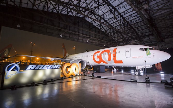 Boeing, GOL Debut Airline's First 737 MAX Airplane