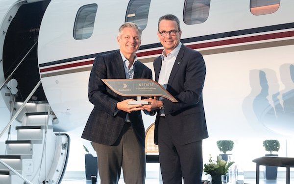 Bombardier celebrates first delivery of Global 8000 aircraft to NetJets