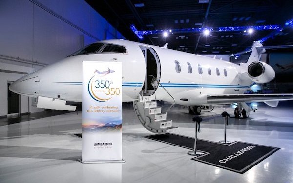 Bombardier Challenger 350 reaches milestone 350th delivery