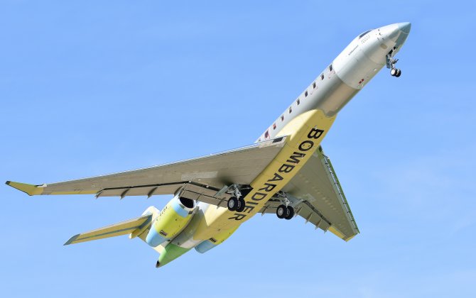 Bombardier Global 7000 Flight Test Program Ramps Up with Maiden Flight of Third Flight Test Vehicle